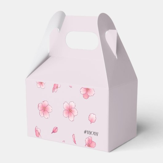 Spring Cherry Blossom Bedankdoosjes (Voorkant Zijde)