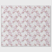 Spring Cherry Blossom Branches Cadeaupapier (Vlak)