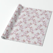 Spring Cherry Blossom Branches Cadeaupapier (Uitgerold)