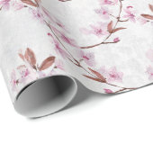 Spring Cherry Blossom Branches Cadeaupapier (Rol Hoek)