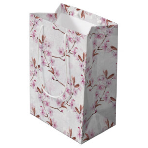 Spring Cherry Blossom Branches Medium Cadeauzakje
