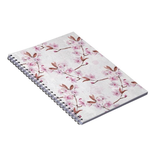 Spring Cherry Blossom Branches Notitieboek (Rechterzijde)