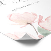 Spring Cherry Blossom Custom Text Sign Poster (Hoek)