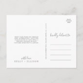 Spring Cherry Blossom Dank je Briefkaart (Achterkant)