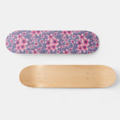 Spring Cherry Blossom deep lila Skateboard (Horizontaal)
