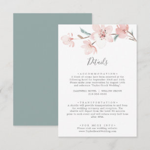 Spring Cherry Blossom Details Enclosure Kaart