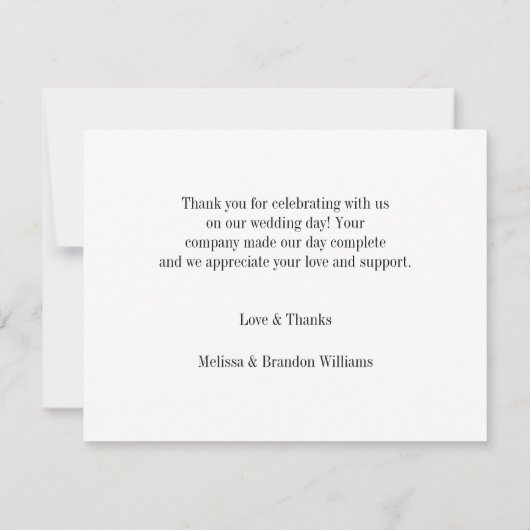 Spring Cherry Blossom Floral Sakura Dank u Bedankkaart (Achterkant)