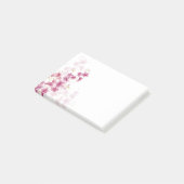 Spring Cherry Blossom Floral Waterverf Style Post-it® Notes (Schuin)
