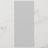 Spring Cherry Blossom | Gray Weddenrenmenu Menu (Achterkant)