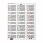 Spring Cherry Blossom | Grijs label retouradres (Full Sheet)