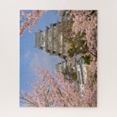 Spring Cherry Blossom op Himeji Castle in Japan Legpuzzel (Verticaal)