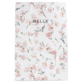 Spring Cherry Blossom Pattern Medium Cadeauzakje (Voorkant)