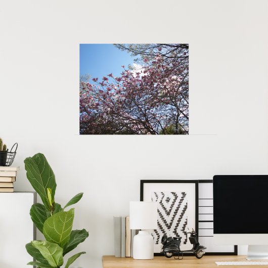 Spring Cherry Blossom Poster (Thuiskantoor)