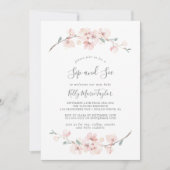 Spring Cherry Blossom Sip en See Kaart (Voorkant)