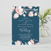 Spring Cherry Blossom | Uitnodiging tot weddenscha (Staand voorkant)