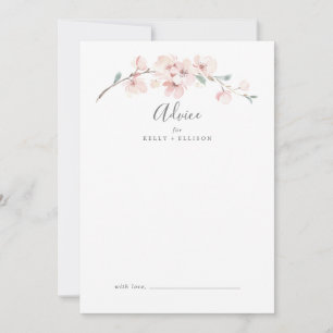 Spring Cherry Blossom Wedding Advieskaart
