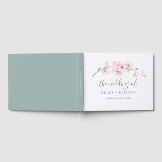 Spring Cherry Blossom Wedding Gastenboek (Volledig)