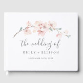 Spring Cherry Blossom Wedding Gastenboek (Voorkant)