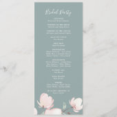 Spring Cherry Blossom Wedding Programma Programmakaart (Achterkant)