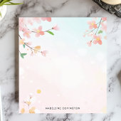 Spring Cherry Blossoms Branches Gepersonaliseerde Notitieblok