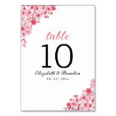 Spring Cherry Wedding – Sakura Flower Kaart (Achterkant)