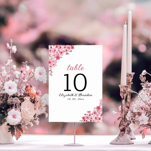 Spring Cherry Wedding – Sakura Flower Kaart