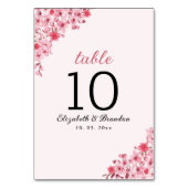 Spring Cherry Wedding – Sakura Flower  Kaart (Achterkant)