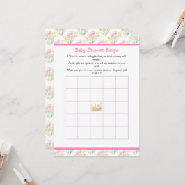 Spring Chick Baby shower Kaart