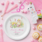 Spring Chick Baby shower Papieren Bordje (Feest)