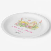 Spring Chick Baby shower Papieren Bordje (Gekanteld)