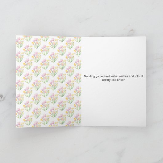 Spring Chick Easter Brunch Feestdagen Kaart (Binnen)