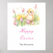 Spring Chick Easter Brunch Poster (Voorkant)