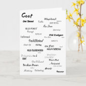 Spring Chicken Birthday Card Kaart (Gele Bloem)