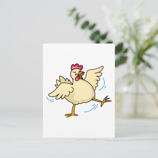 Spring Chicken Briefkaart (Staand voorkant)