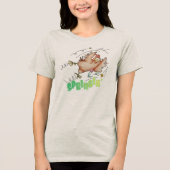Spring Chicken dames tri-blen zacht t-shirt (Voorkant)