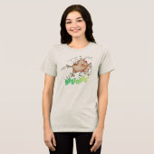 Spring Chicken dames tri-blen zacht t-shirt (Voorkant volledig)