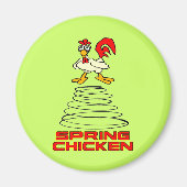 Spring Chicken Magneet (Voorkant)