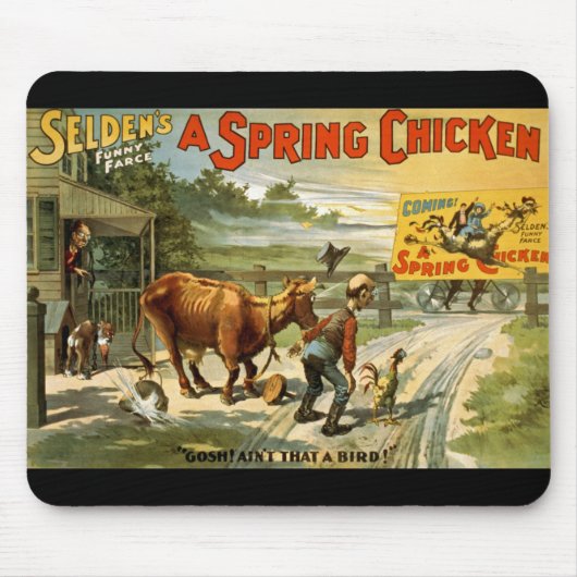 Spring Chicken Muismat (Voorkant)