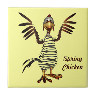 Spring Chicken Tegeltje