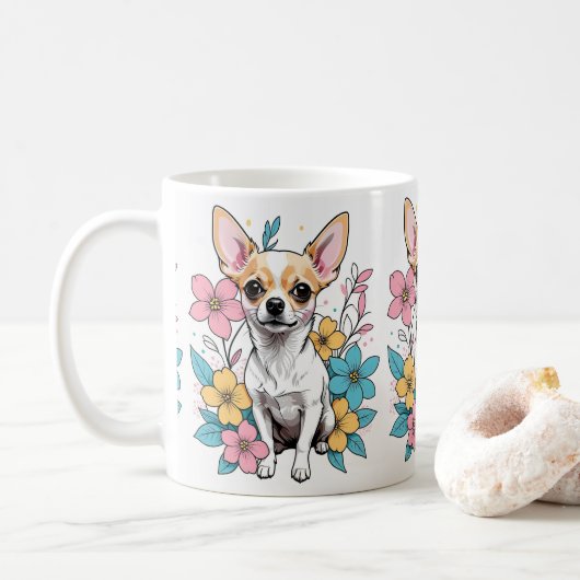 Spring Chihuahua Koffiemok (Met donut)