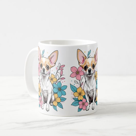 Spring Chihuahua Koffiemok (Voorkant links)