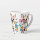 Spring Chihuahua Latte Mok (Rechterhoek)