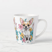 Spring Chihuahua Latte Mok (Rechts)