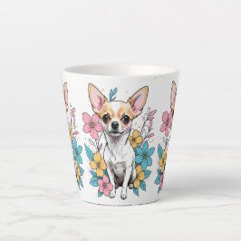 Spring Chihuahua Latte Mok