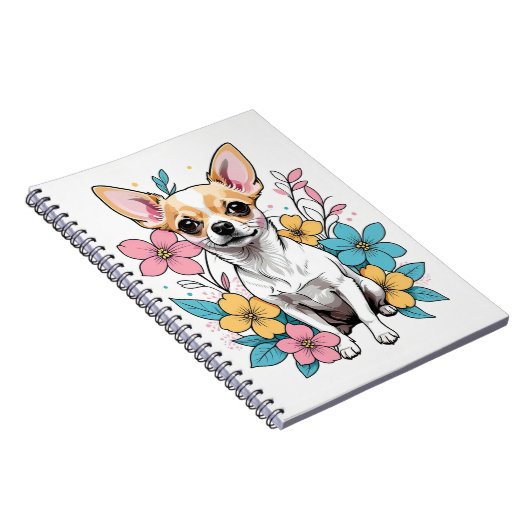 Spring Chihuahua Notitieboek (Rechterzijde)