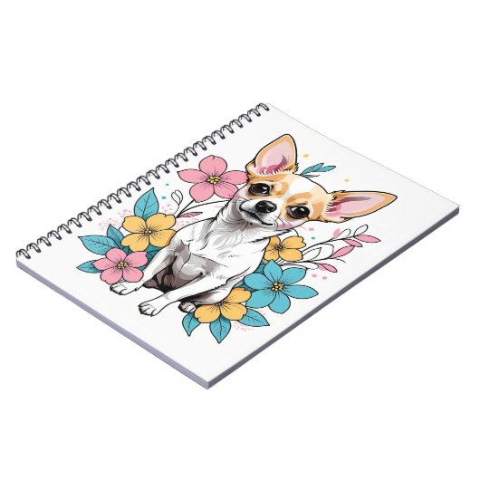 Spring Chihuahua Notitieboek (Linkerzijde)