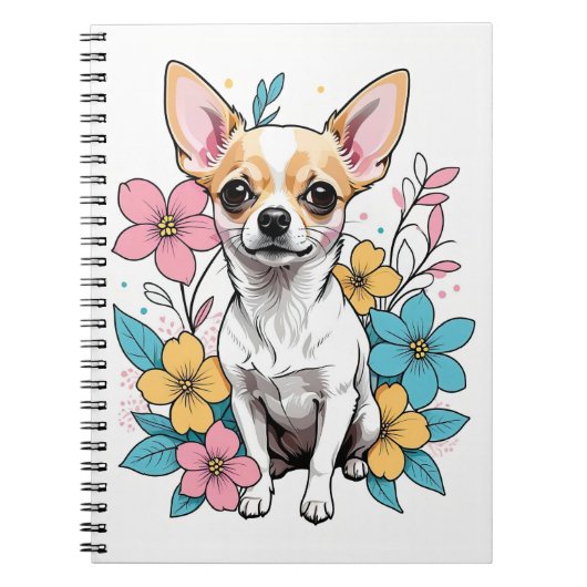 Spring Chihuahua Notitieboek (Voorkant)