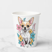 Spring Chihuahua Papieren Bekers (Achterkant)