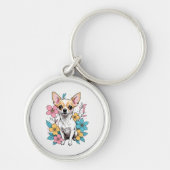 Spring Chihuahua Sleutelhanger (Voorkant)