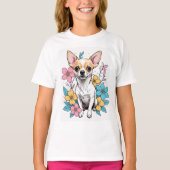 Spring Chihuahua T-shirt (Voorkant)